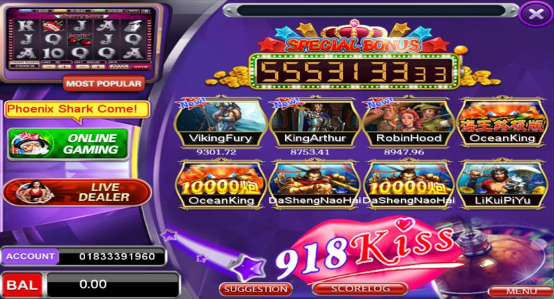 The Cream of 918Kiss Slot Offerings
